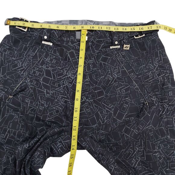 Ride Snowboards Cargo Snow Pants Mens Large Navy Cell Series Ankle Zip Winter - Picture 11 of 12